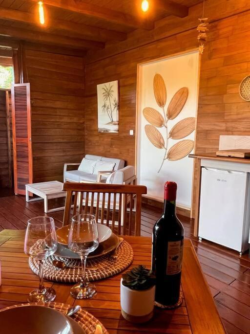 Вилла Bungalow Avec Jacuzzi Privatif Сент-Роз Экстерьер фото